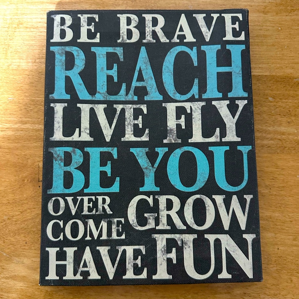 Motivational Quotes Printed Canvas Wall Decor